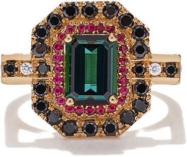 EO_TomEerebout_Ring_Lion_GreenTourmalineRubyBlack_Yellow_7450euro_FrontBrown_Limited_LoRes-web-transparent